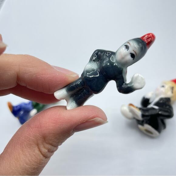 Vintage Bone China Three Piece Mini Figurine Set - Picture 9 of 10